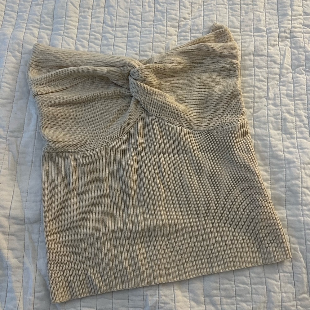Amazon Strapless Knit Tube Top no size about 13” PTP